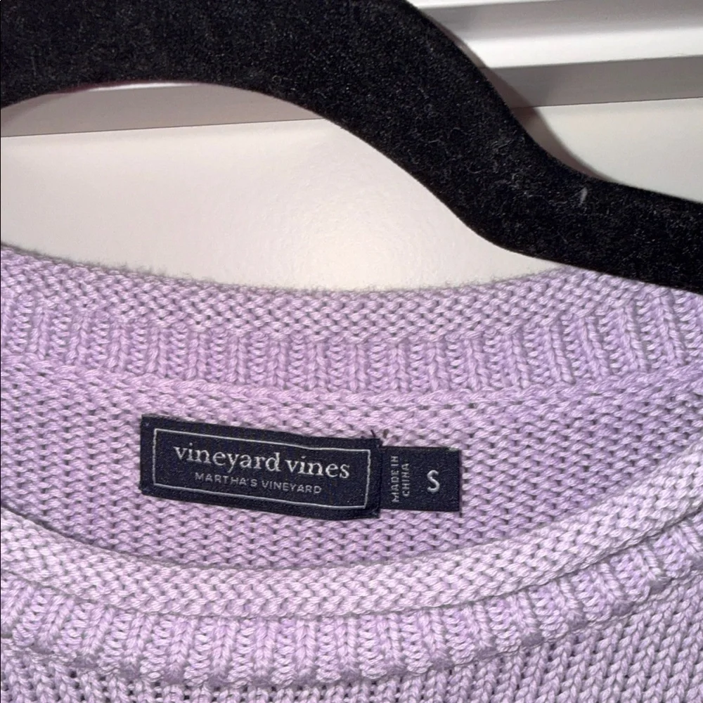 Vineyard Vines Striped Purple and navy Rollneck Sweater - Picture 3 of 3
